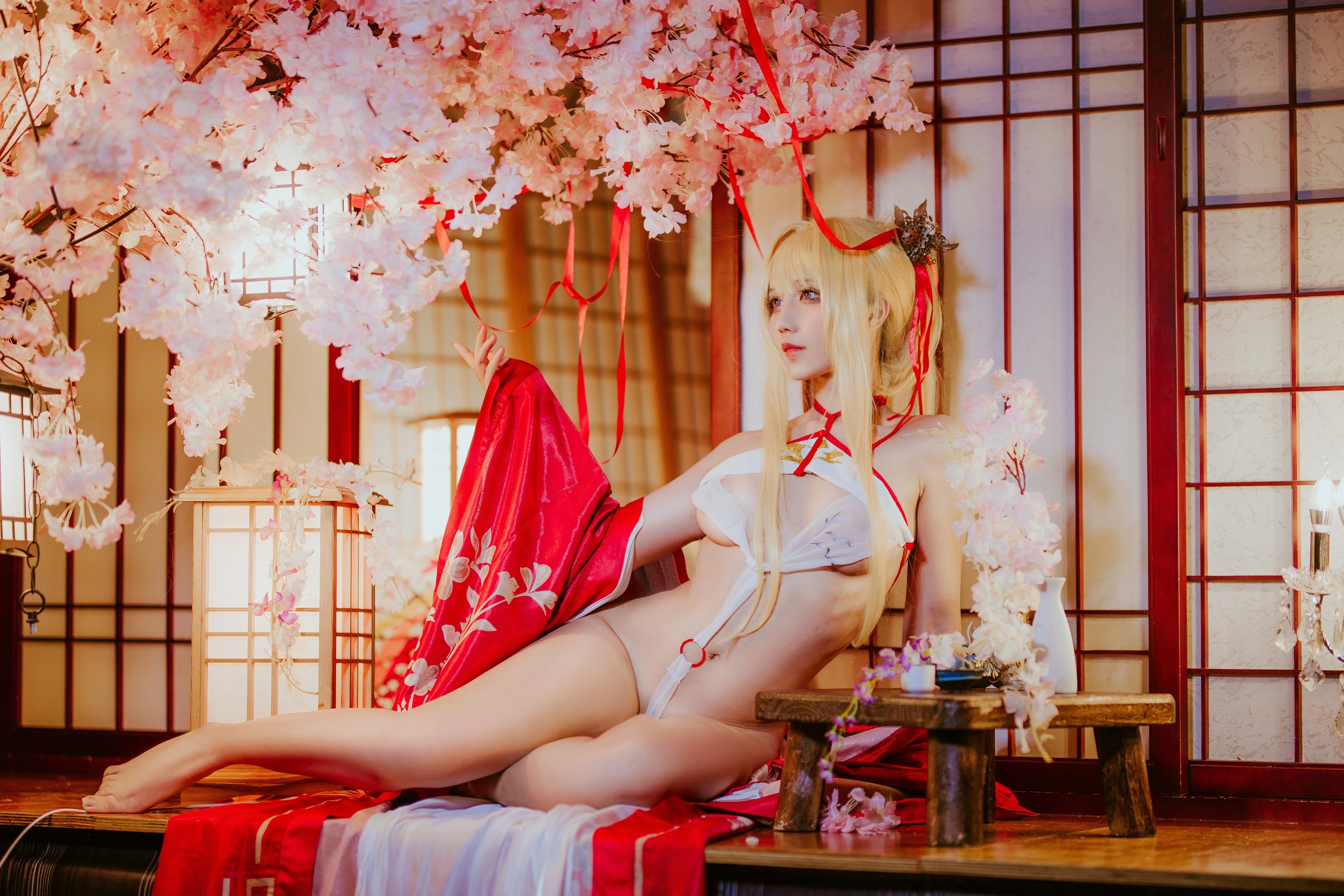 图片[1]-九曲Jean –  NO.055 光荣新春和服 [18P]-XikXak